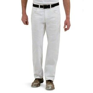 Wrangler Men’s Painters Pants Cargo Pockets White 38*30 NWT